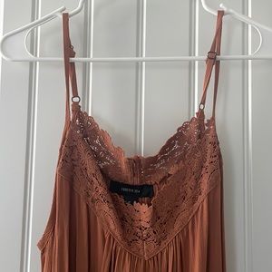 Forever 21 New Rust Woven Dress Size 2X
